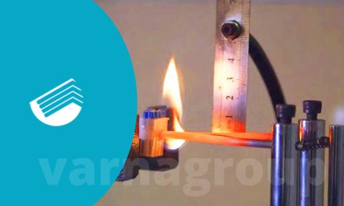 تست اشتعال پذیری سقف UPVC (UL 94) ؛ چرا UPVC شعله را انتشار نمی‌دهد؟