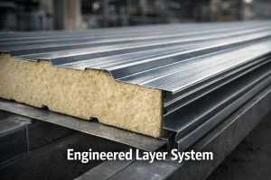 ساندویچ پنل سقفی چیست و چگونه انتخاب درست، هزینه پروژه را کنترل می‌کند؟