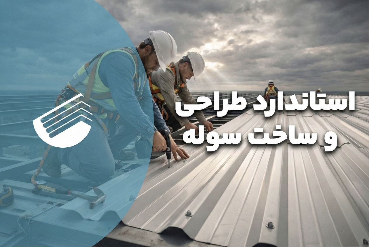 استانداردهای طراحی و ساخت سوله در ایران | راهنمای مهندسی انتخاب سقف UPVC برای پروژه‌های صنعتی