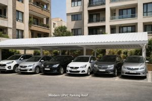 سقف پارکینگ پلی‌کربنات یا یو پی وی سی؟ مقایسه فنی، قیمتی و دوام واقعی در اقلیم ایران