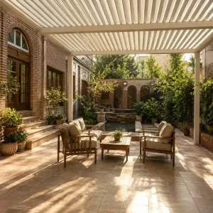 سایبان حیاط upvc