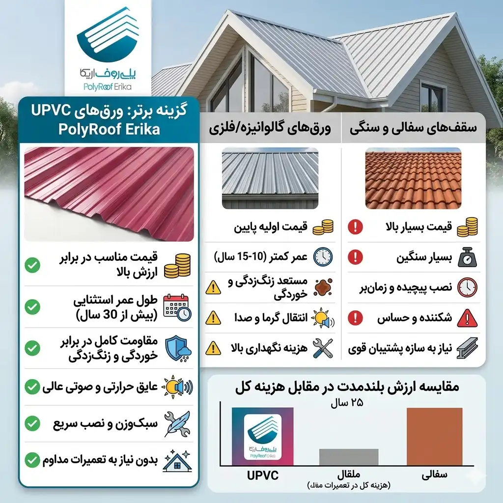 قیمت سقف شیروانی