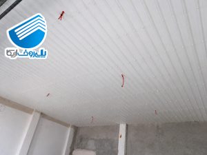 اجرای سقف شرکت میگو صدر دریا در شهرک صنعتی بابلسر | پروژه ۱۴۰۰ متری